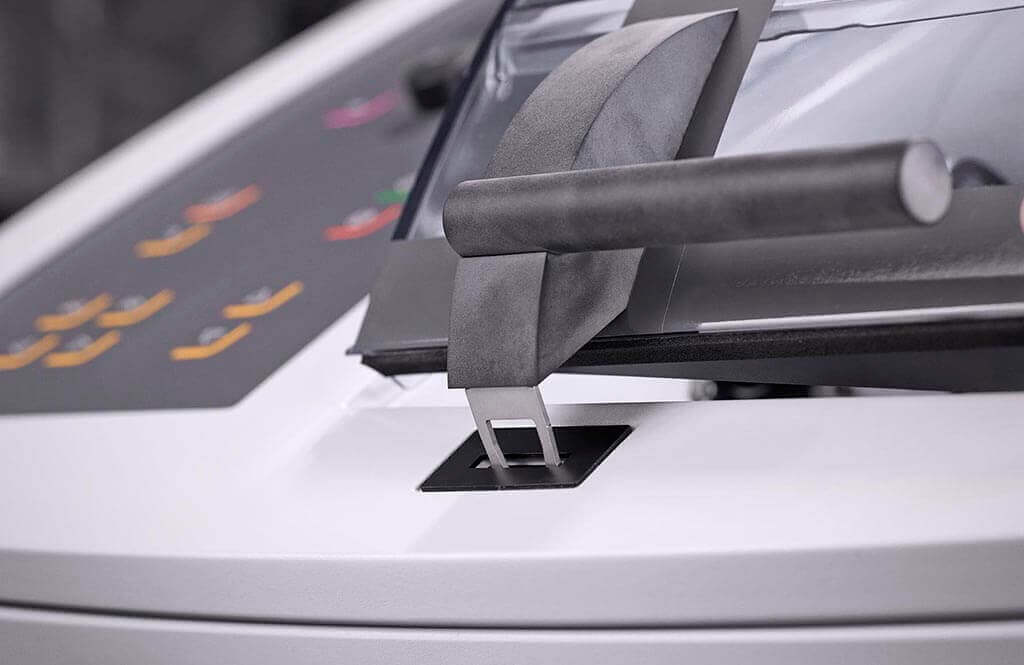 Accutom safety lock